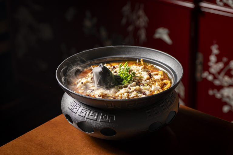 Plato de restaurante asiático en Medellín