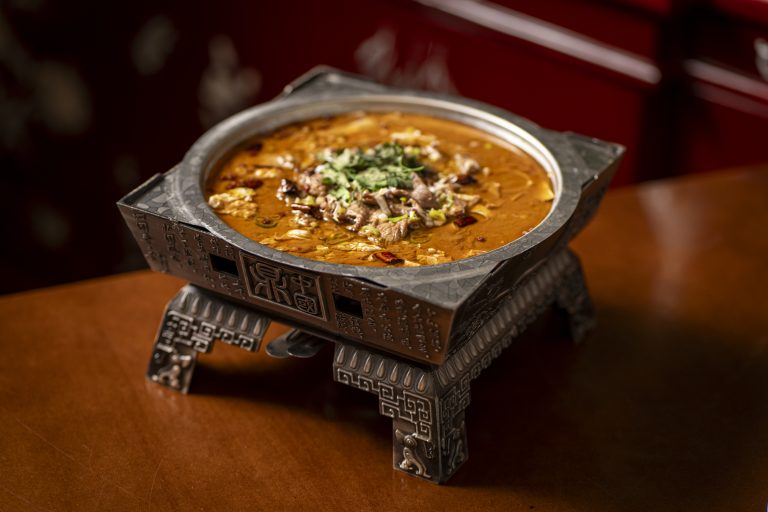 Plato de restaurante asiático en Medellín